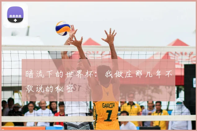 暗流下的世界杯:我做庄那几年不敢说的秘密