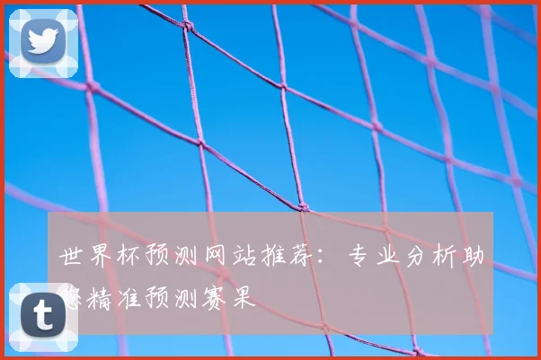 世界杯预测网站推荐：专业分析助您精准预测赛果